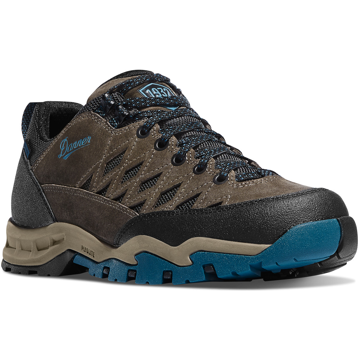 Zapatillas Trekking Danner Hombre Mexico - TrailTrek Light Negros/Grises - PFBYA1670